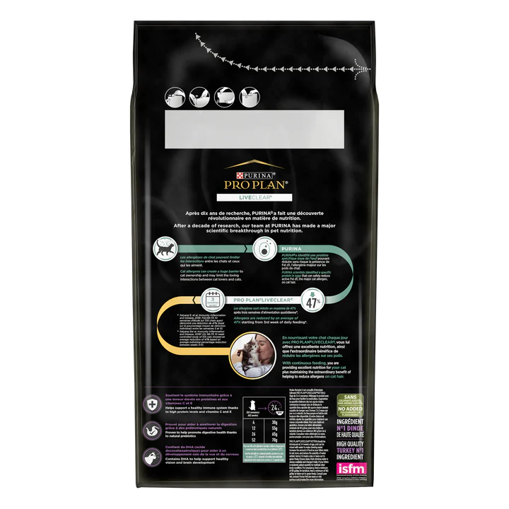 Pro Plan Liveclear Kitten Turkey 1.4kg