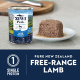 ZIWI Peak Lamb Recipe Wet Dog Food