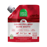 Open Farm Grass Fed Beef Bone Broth Meal Topper for Dogs & Cats 12OZ