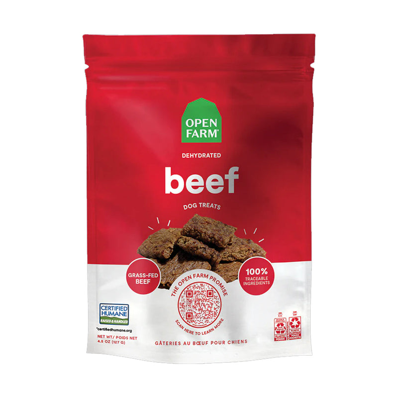 Open Farm Dehydrated Beef Dog Treat 127G