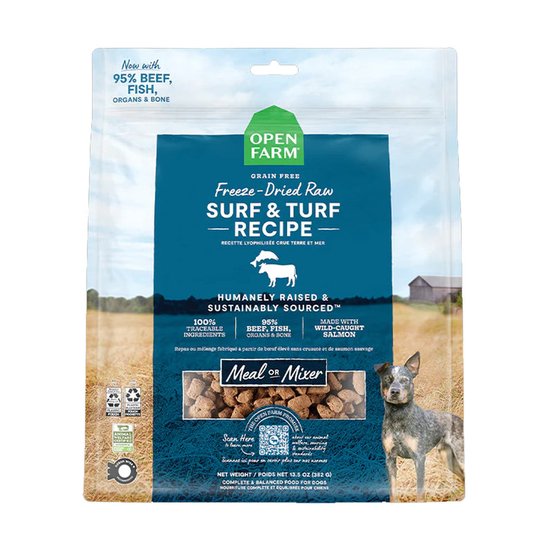 Open Farm Freeze Dried Surf & Turf Recipe Dry Dog Food 99G