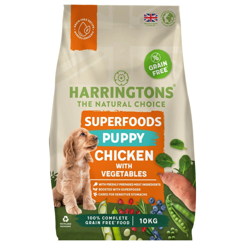 Harringtons Superfoods Chicken with Vegetables Puppy Dry Dog Food