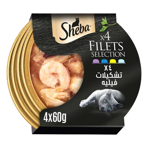 Sheba Filets Variety Pack Wet Cat Food