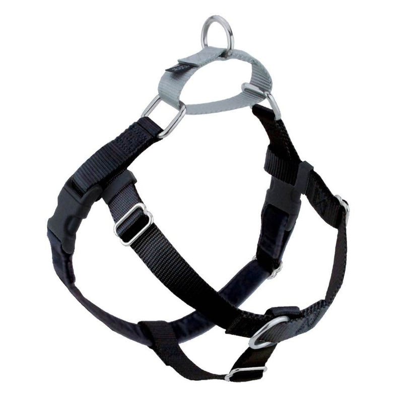Freedom No-Pull Harness and Leash - Black / Medium 5/8"