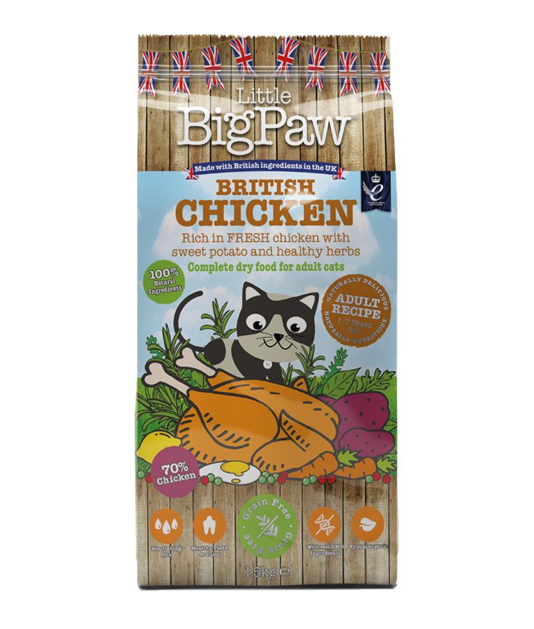 Little BigPaw British Chicken Adult Dry Cat Food
