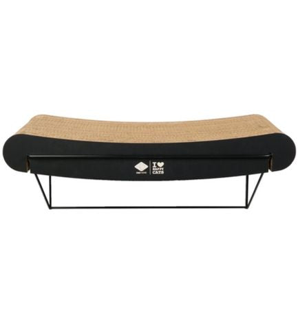 D&D Home I Love Happy Cats David Cardboard Wall Mountable Curved Shelf