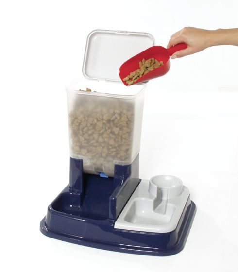 Flamingo Dry Food & Water Dispenser Duo Max Feeder