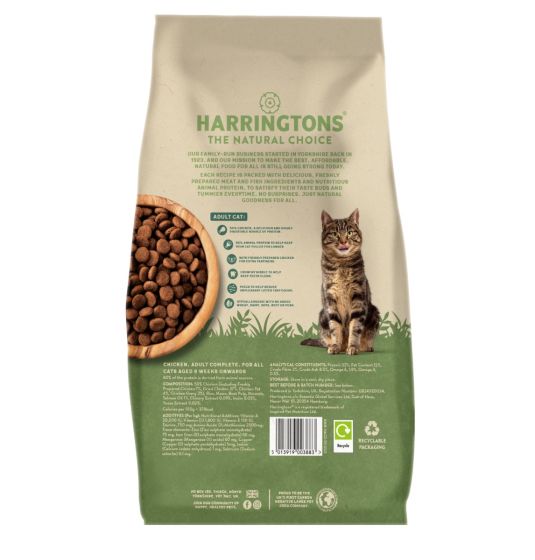 Harringtons Complete Chicken Adult Dry Cat Food 2kg
