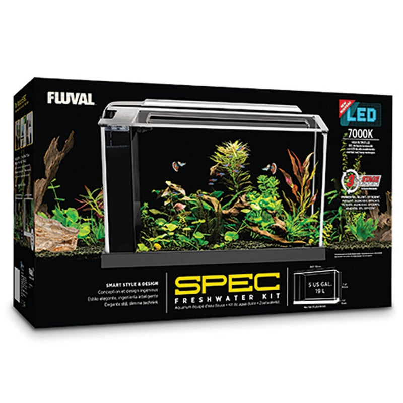 Fluval Spec Aquarium Kit White, 19 L (5 US gal)