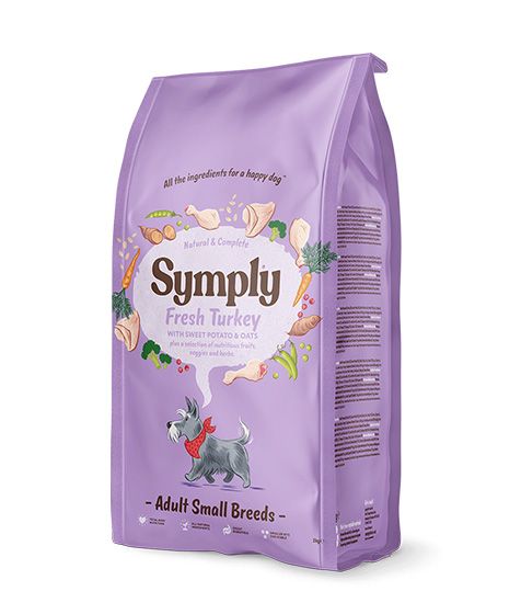 Symply Fresh Turkey Adult Small Breeds Dry Dog Food