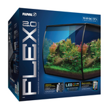 Fluval Flex 2.0 Aquarium Kit Black 57 L