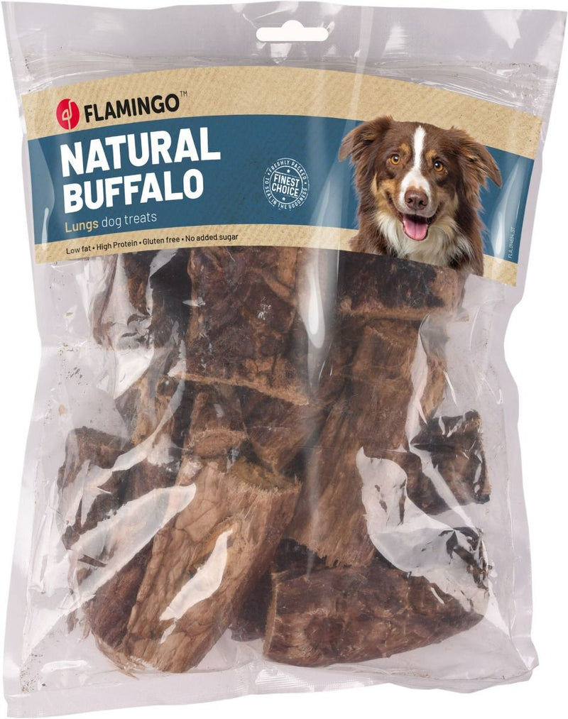 Flamingo Natural Buffalo Lungs Dog Treats 200g