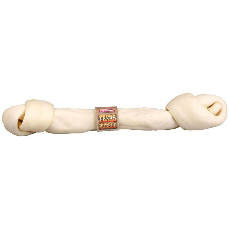 Flamingo Texas Bubble Rawhide Roll Dog Treats