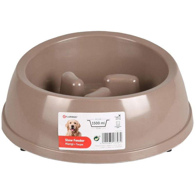 Flamingo Mangi Dog Slow Feeder
