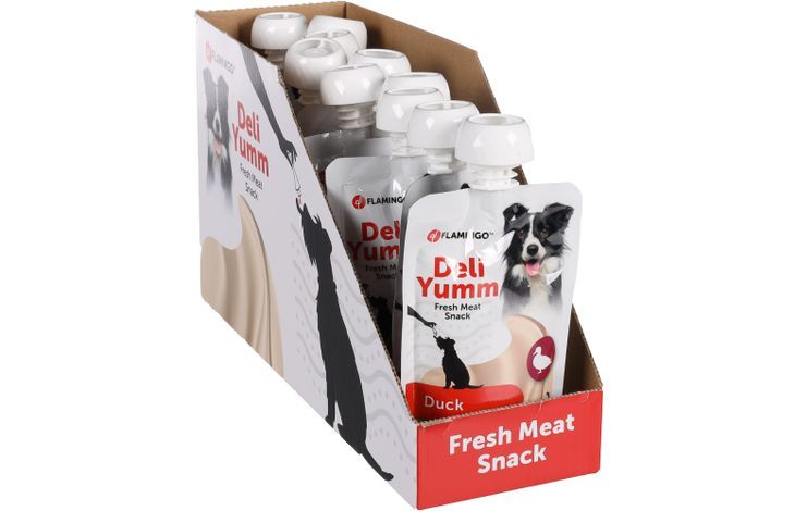 Flamingo Deli Yumm Fresh Meat Snack Duck Dog Treats 90g
