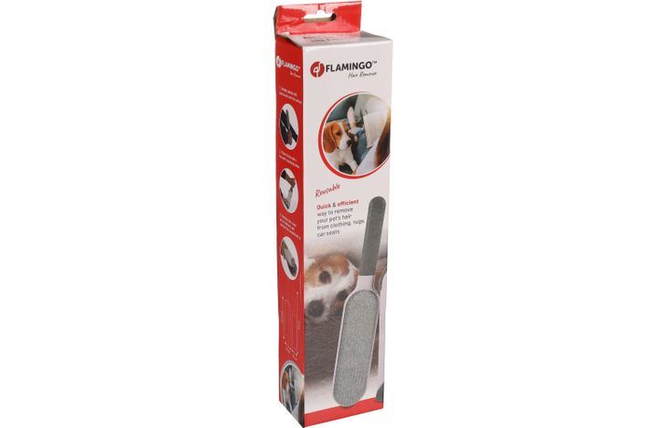 Flamingo Fura Cat Hair Remover WhiteGrey 32.5x7.5x5.2cm