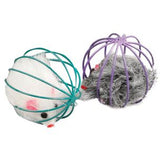 Flamingo Marpy Ball Wire with Mouse Cat Toy