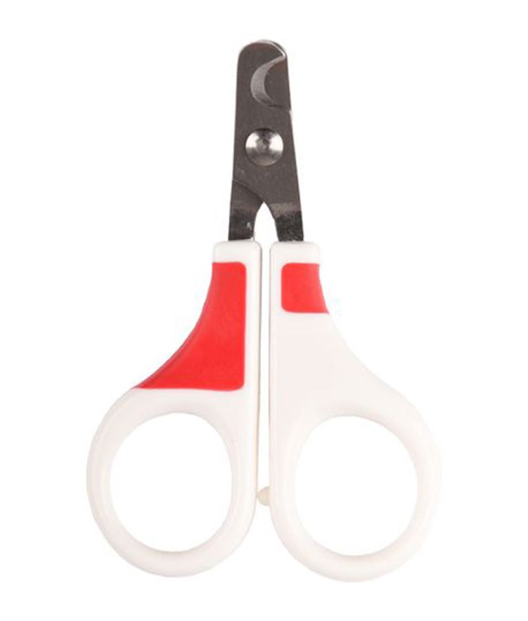 Flamingo Groo'Me Fausto Cat Nail Scissors WhiteRed