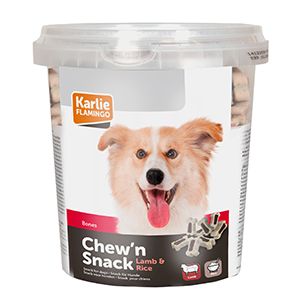 Flamingo Chew'n Snack Lamb & Rice Dog Treats 500g