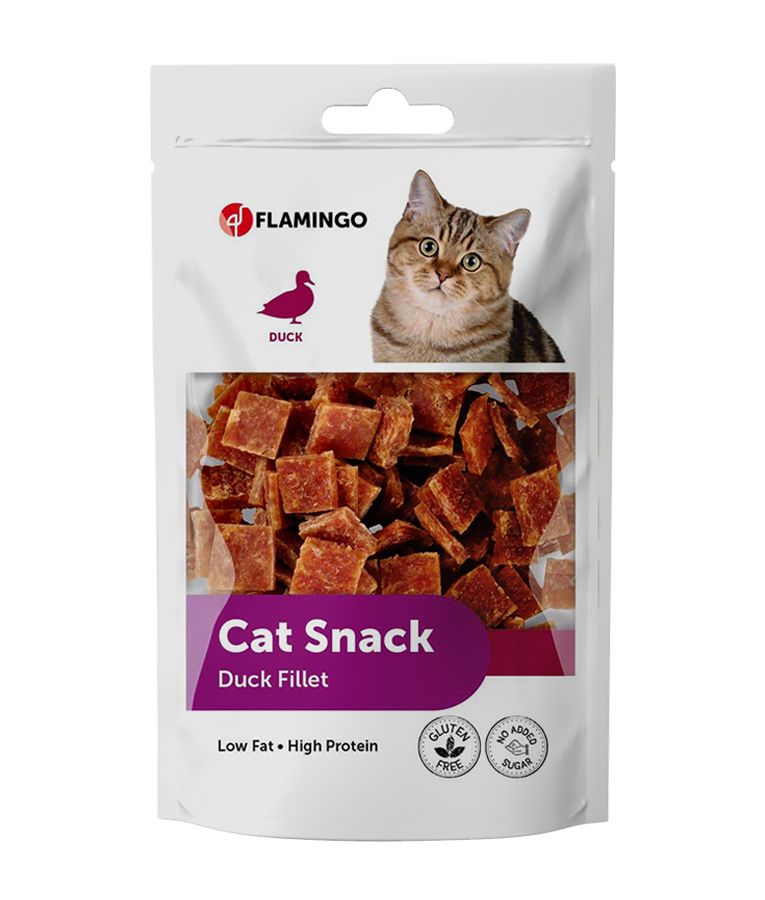 Flamingo Snack Duck Fillet Cat Treats 50g