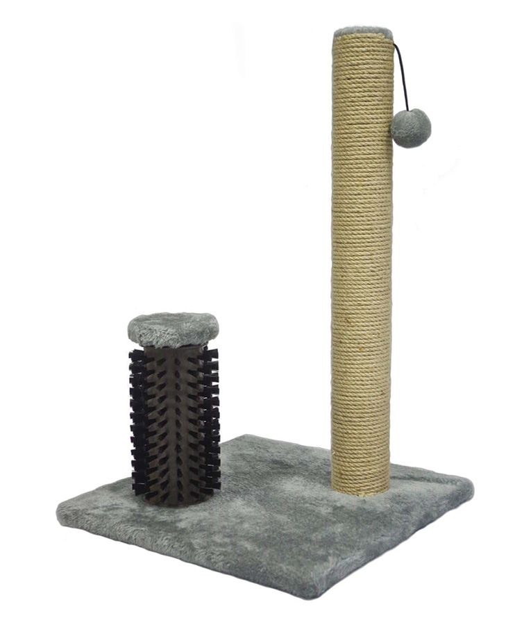 Flamingo Fico Cat Scratching Tree with Soft Brush