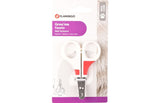 Flamingo Groo'Me Fausto Cat Nail Scissors WhiteRed