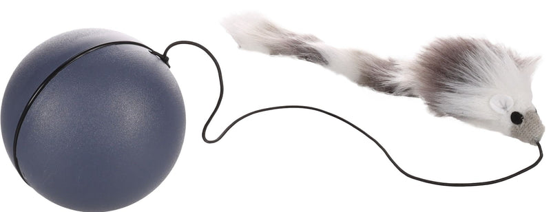 Flamingo Boula Moving Ball with Mouse Grey Electronic Cat Toy