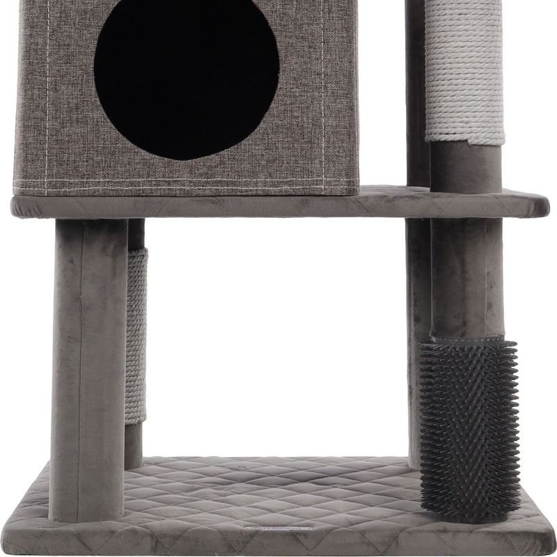 Flamingo Aurora Grey Cat Scratching Tree 80x70x171cm