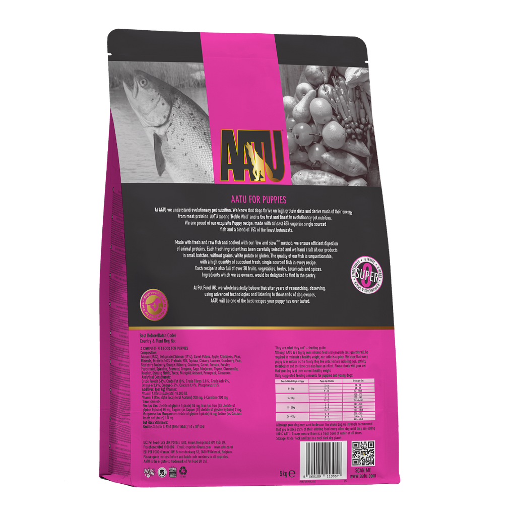 AATU For Puppies Salmon Dry Puppy Food