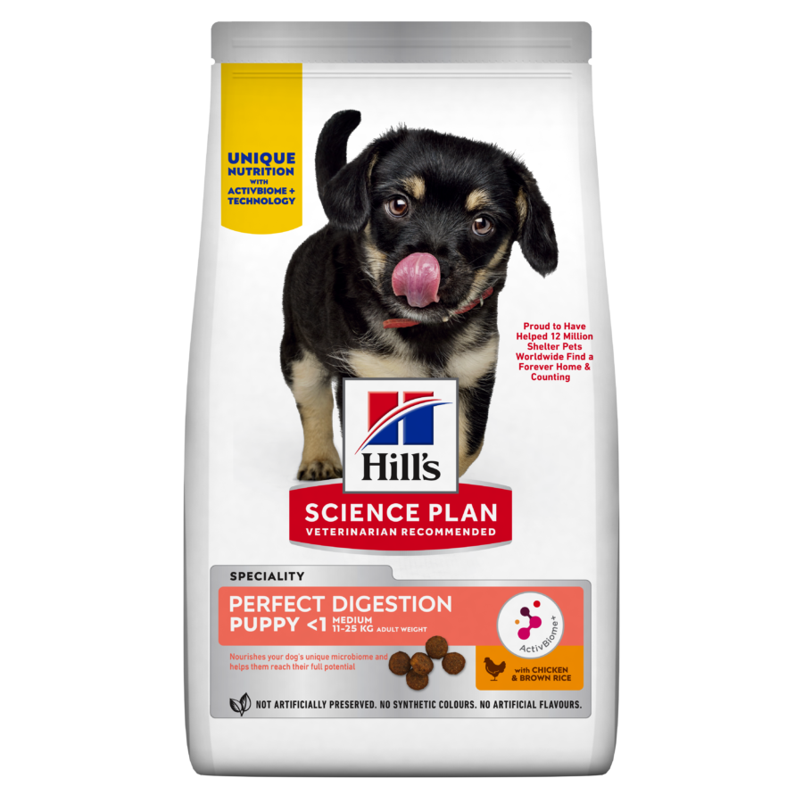 Hill’s Science Plan Perfect Digestion Medium Puppy Dry Food