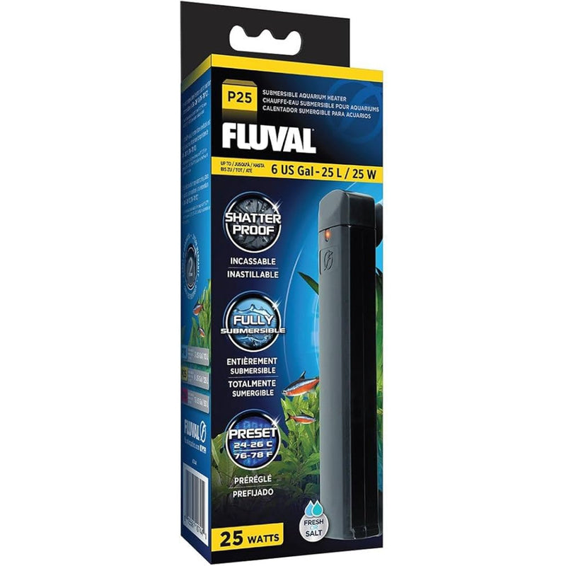 Fluval P25 Submersible Aquarium Heater 25 W