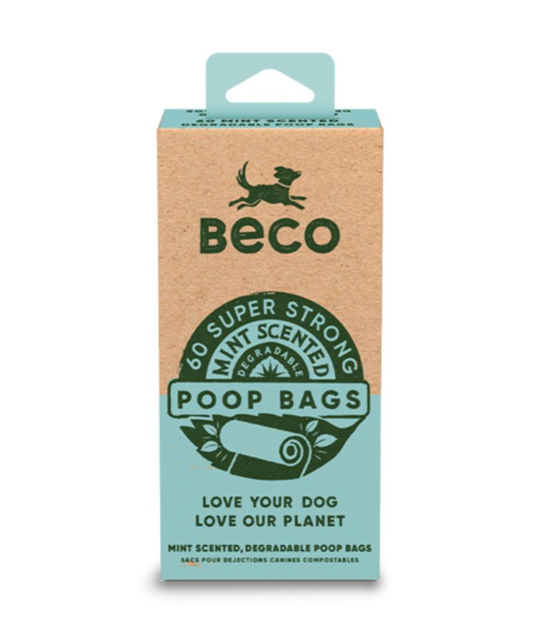 Beco Pets Mint Scented Poop Bags 60pcs