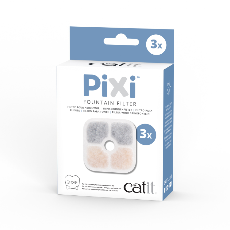 Catit Pixi Fountain Filter Cartridge - 3 pack