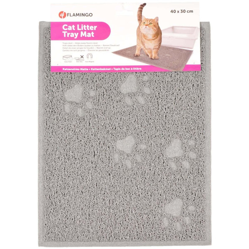 Flamingo Tumbi Rectangular Cat Litter Tray Mat