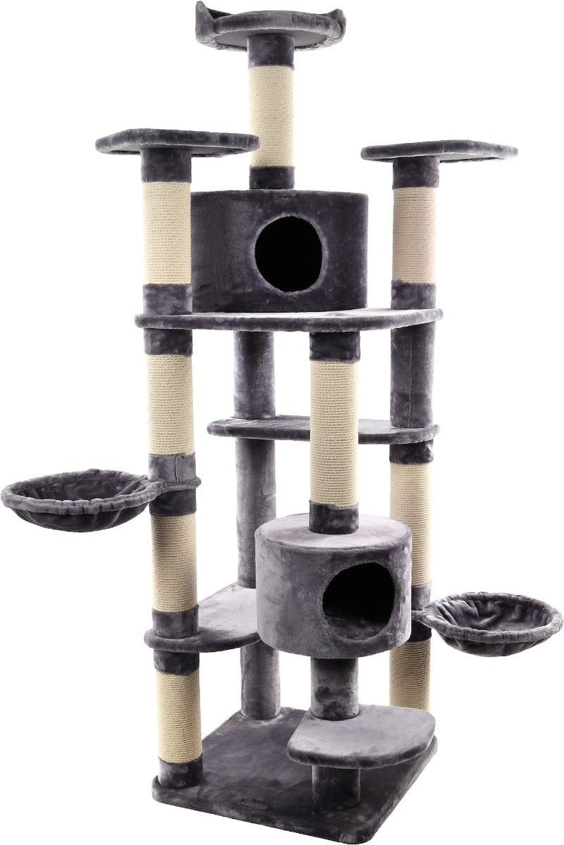 Flamingo Giganto Grey & White Cat Scratching Tree