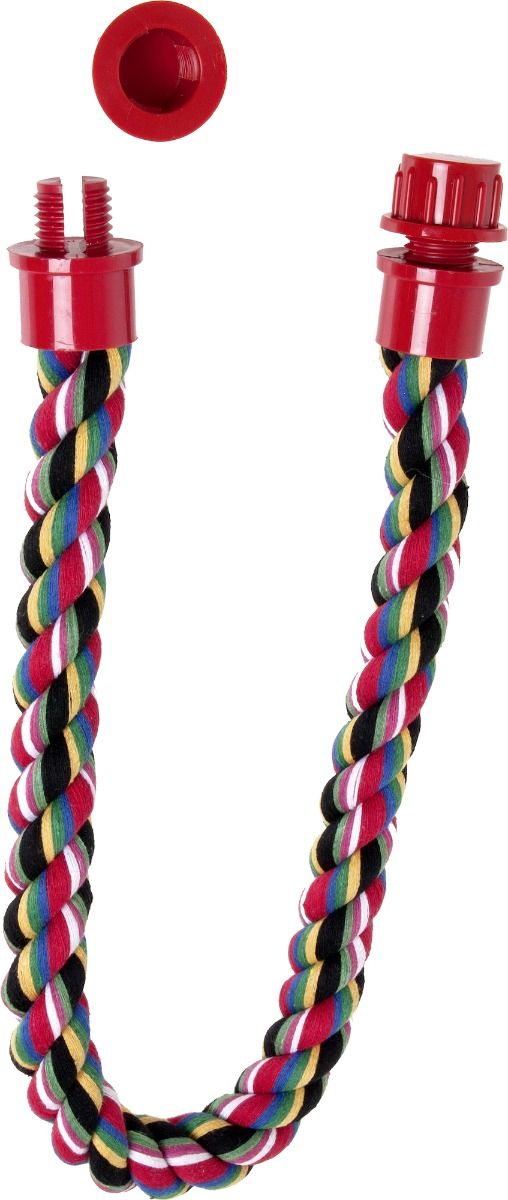 Flamingo Twister Perch Cotton Bird Bar