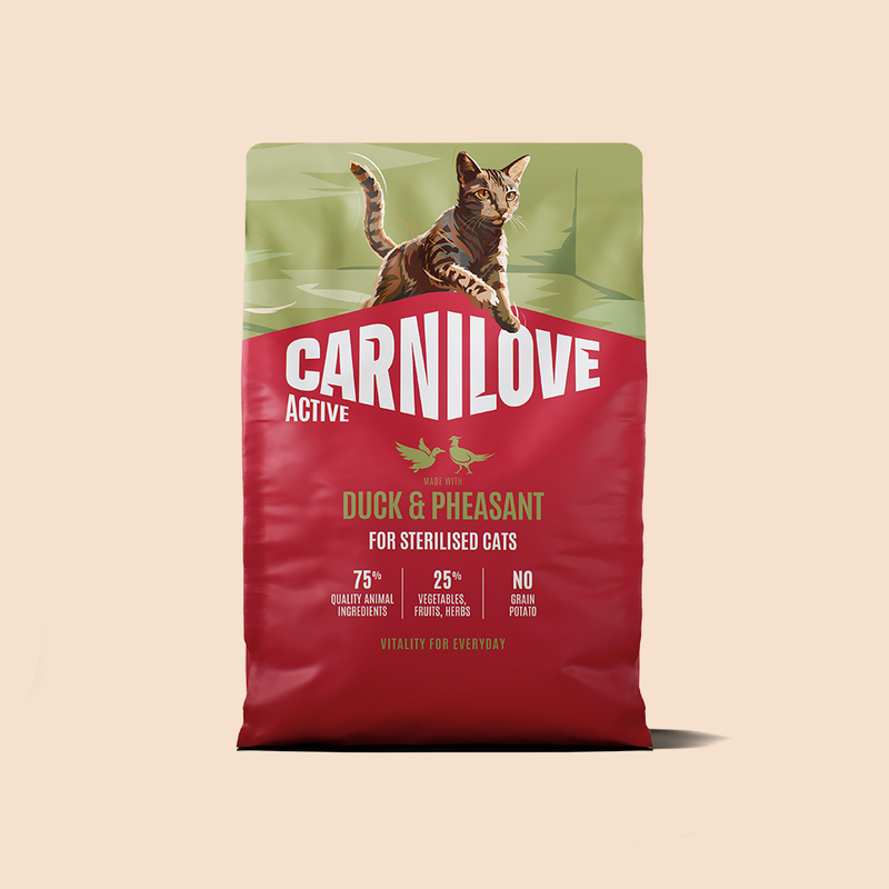 Carnilove Active Duck & Pheasant for Sterilised Adult All Breeds Dry Cat Food 2kg