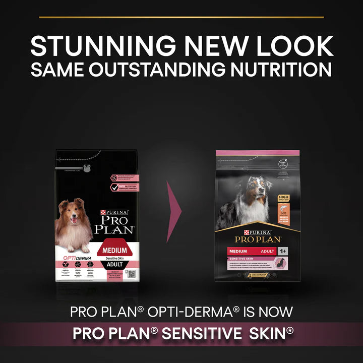 Pro Plan Medium Adult Sensitive Skin Dog Salmon