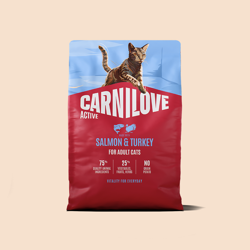 Carnilove Active Salmon & Turkey for Adult All Breeds Dry Cat Food