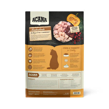 Acana Wild Prairie Free-Run Poultry Wild-Caught Fish All Life Stages Dry Cat Food