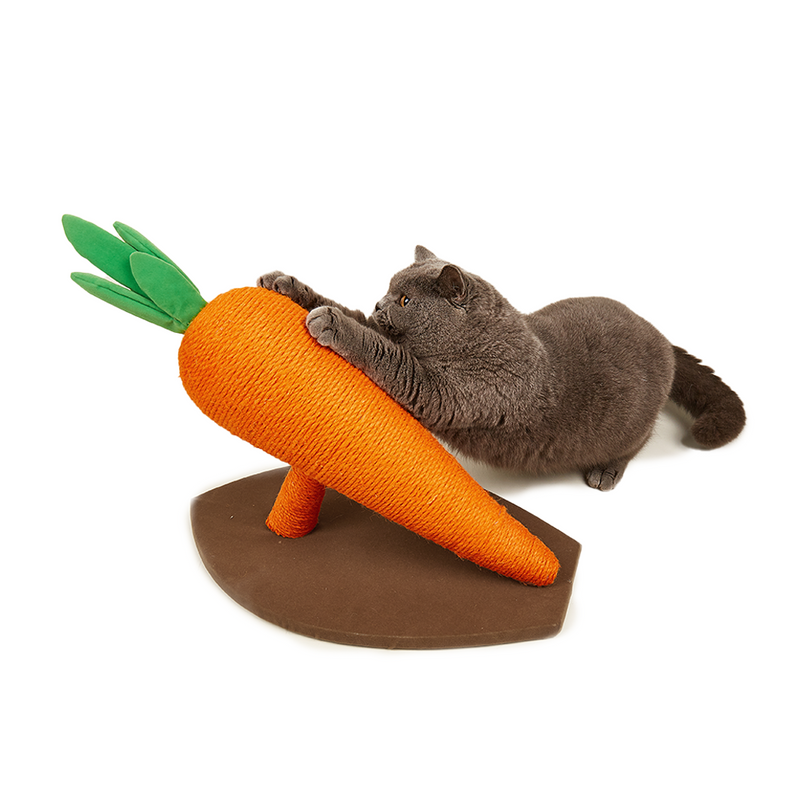 FOFOS Carrot Cat Scratcher L