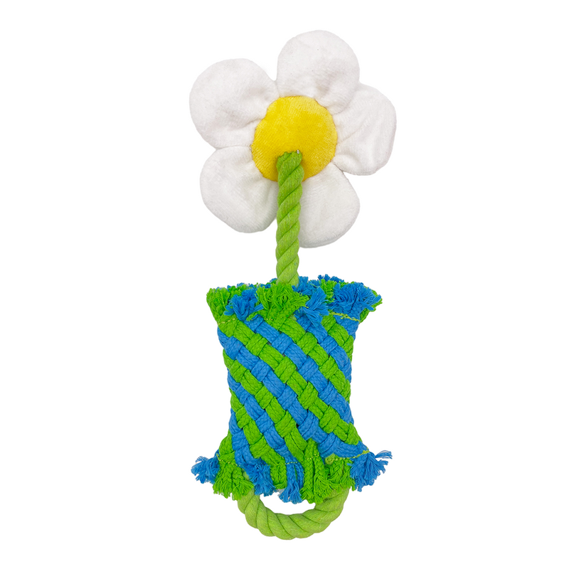 FOFOS Flower Rope Puppy Toy
