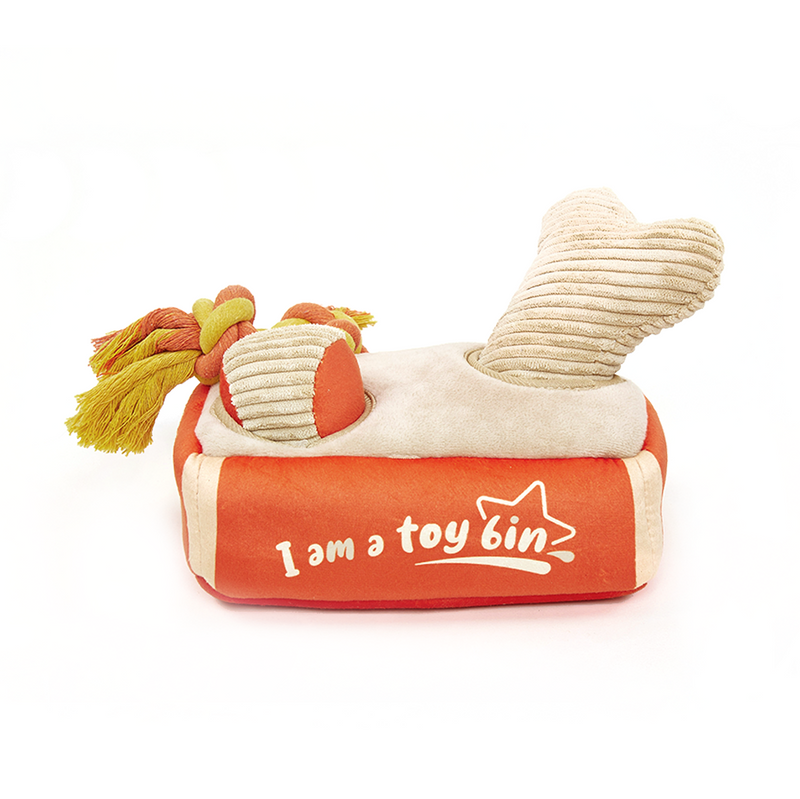 FOFOS Hide & Seek Plush Rope Dog Toy