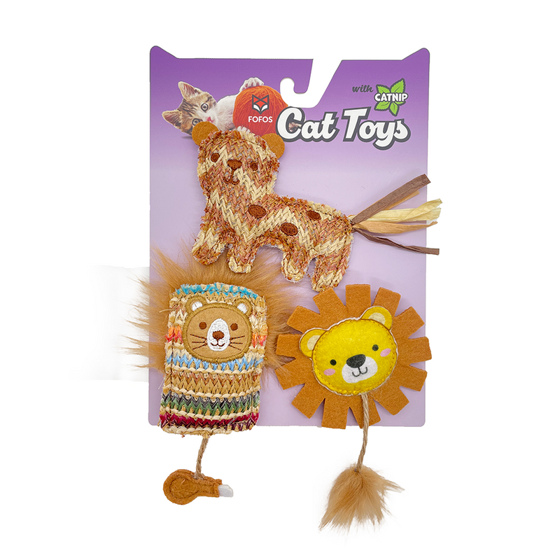 FOFOS Interactive Chic 2 Cat Toy 3pk