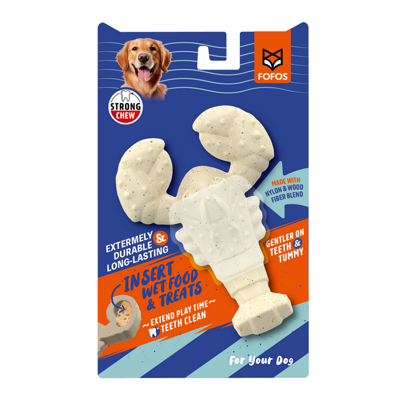FOFOS Lobster Durable Dog Chew Toy