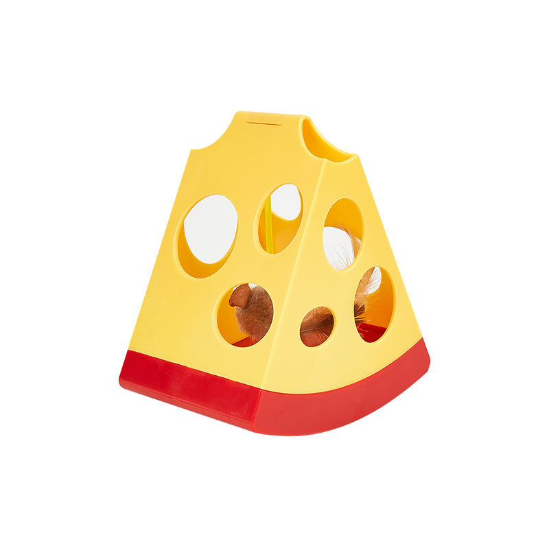 FOFOS Mouse in Cheese Interactive Cat Toy