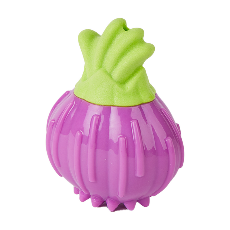 FOFOS Onion Giggling Vegi-Bites Dog Toy