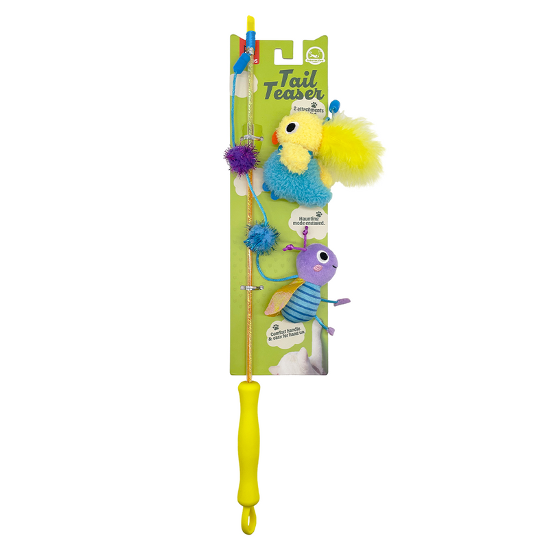 FOFOS Replaceable Let’s Fly Together Cat Wand Cat Toy