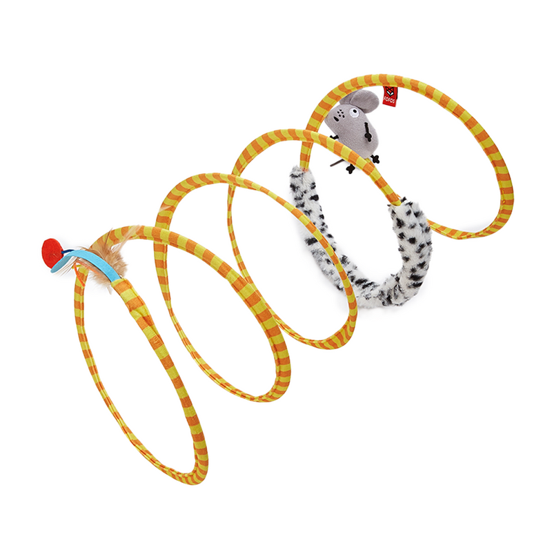 FOFOS Safari Spiral Tunnel Cat Toy