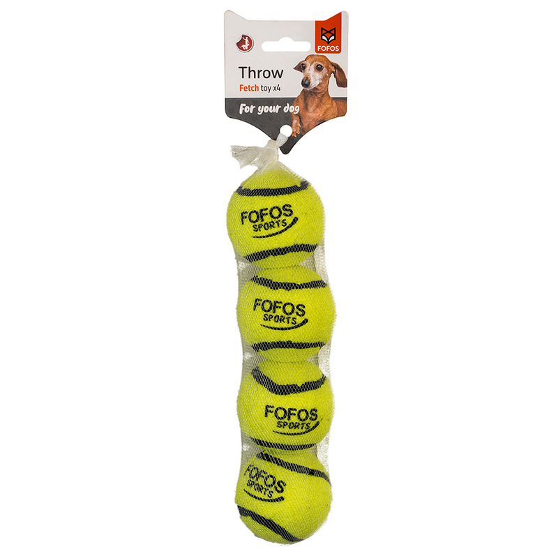 FOFOS Sports Fetch Ball 4pk